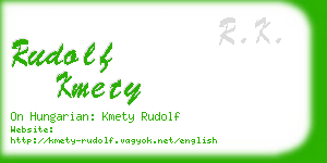 rudolf kmety business card